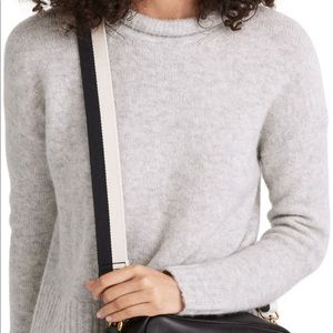 Madewell Fulton Puff Neck Pullover L NWT